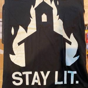 Black Craft Cult Satanic Stay Lit shirt M 🔥